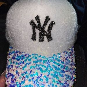 Blinged NY cap